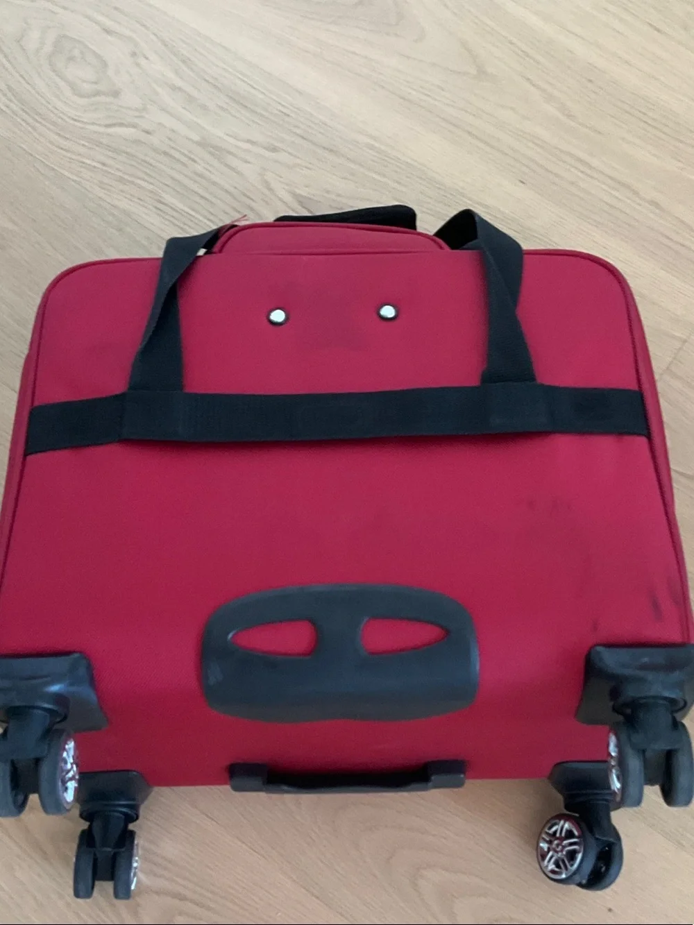 Delsey Red Carry-On 4 wheels Spinner